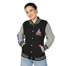 Letterman Jacket — "Sisters Rising" Retro Graphic Varsity Jacket