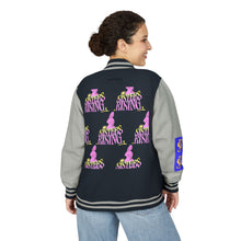 Letterman Jacket — "Sisters Rising" Retro Graphic Varsity Jacket