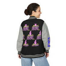 Letterman Jacket — "Sisters Rising" Retro Graphic Varsity Jacket