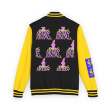 Letterman Jacket — "Sisters Rising" Retro Graphic Varsity Jacket