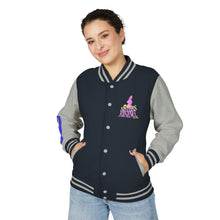 Letterman Jacket — "Sisters Rising" Retro Graphic Varsity Jacket