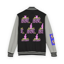 Letterman Jacket — "Sisters Rising" Retro Graphic Varsity Jacket
