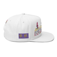 Flat Bill Cap — 'Rising' Embroidered Skate Graphic Snapback