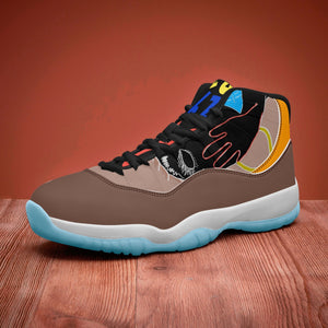 522.  AJ11 Basketball Sneakers -Blue Sole