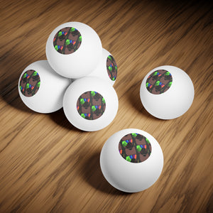 Ping Pong Balls, 6 pcs