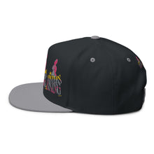 Flat Bill Cap — 'Rising' Embroidered Skate Graphic Snapback