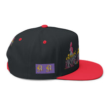Flat Bill Cap — 'Rising' Embroidered Skate Graphic Snapback