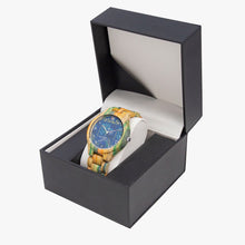 884. Camouflage Wooden Watch - Green&Blue