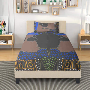 291. 3in1 Polyester Bedding Set