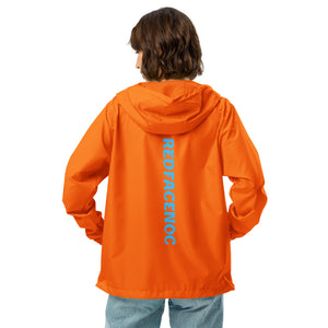 Unisex lightweight zip up windbreaker