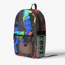 Retro Colorful Print Trendy Backpack