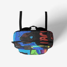 Retro Colorful Print Trendy Backpack