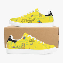 190. Classic Low-Top Leather Sneakers - White/Black