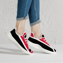 181. Mesh Knit Sneakers - White/Black