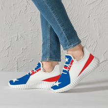 181. Mesh Knit Sneakers - White/Black