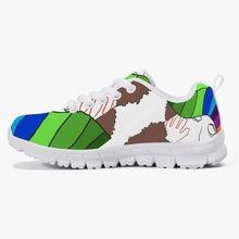 216. Kids' Lightweight Mesh Sneakers - White