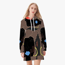 226. Women's AOP Hoodie Dress