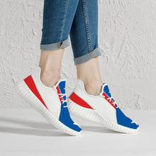 181. Mesh Knit Sneakers - White/Black