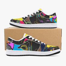 174. Low-Top Leather Sneakers - White/Black