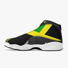 244. High-Top Leather Basketball Sneakers - Black