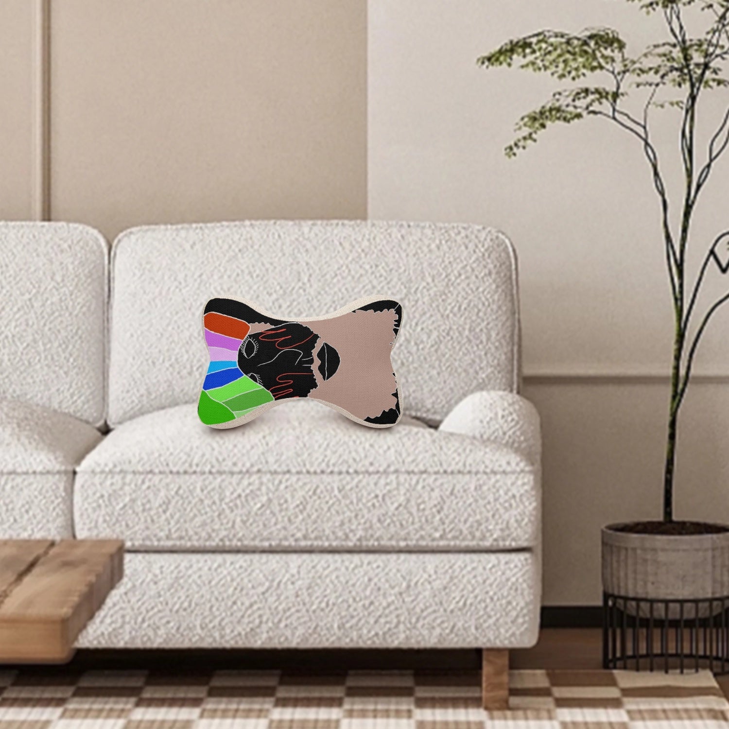 610. Bone neck pillow