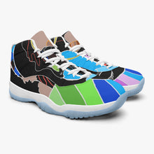 522.  AJ11 Basketball Sneakers -Blue Sole