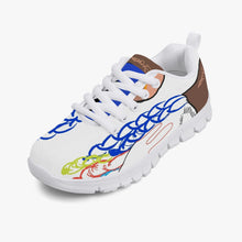 216. Kids' Lightweight Mesh Sneakers - White