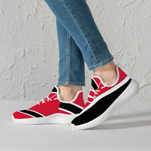 181. Mesh Knit Sneakers - White/Black