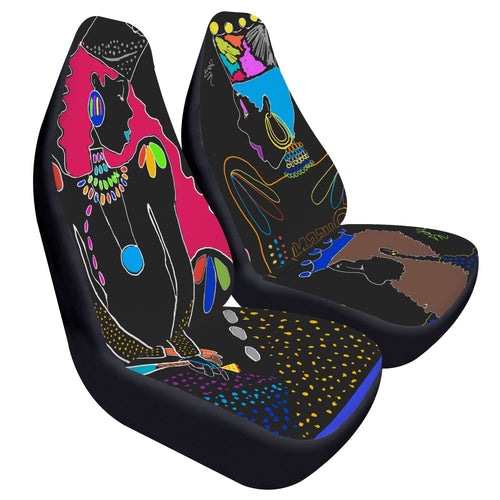 351. Microfiber Car Seats Cover 2Pcs