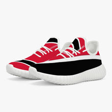 181. Mesh Knit Sneakers - White/Black