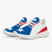 181. Mesh Knit Sneakers - White/Black