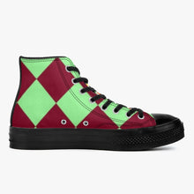 286. New High-Top Canvas Shoes - Black