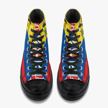 286. New High-Top Canvas Shoes - Black