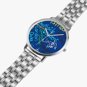 273. Instafamous Steel Strap Quartz watch