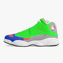 243. High-Top Leather Basketball Sneakers - White