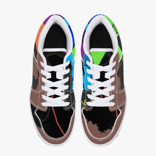 174. Low-Top Leather Sneakers - White/Black