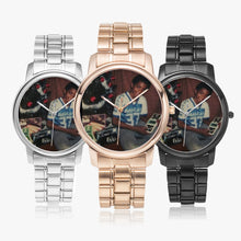 153. Folding Clasp Type Stainless Steel Quartz Watch