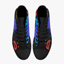 179. Classic High-Top Canvas Shoes - White/Black