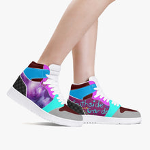 236. New High-Top Leather Sneakers - White