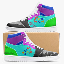 236. New High-Top Leather Sneakers - White