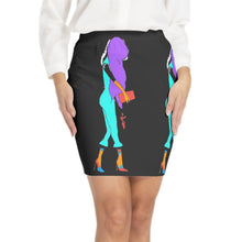 Elastic Waist Bodycon Skirt