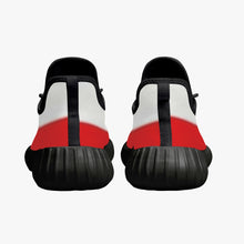 181. Mesh Knit Sneakers - White/Black