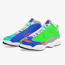 243. High-Top Leather Basketball Sneakers - White