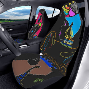 351. Microfiber Car Seats Cover 2Pcs