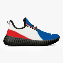 181. Mesh Knit Sneakers - White/Black