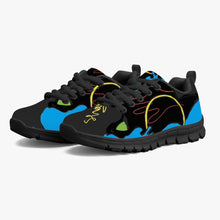 217. Kids' Lightweight Mesh Sneakers - Black