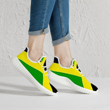 181. Mesh Knit Sneakers - White/Black