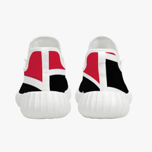 181. Mesh Knit Sneakers - White/Black