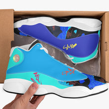 243. High-Top Leather Basketball Sneakers - White