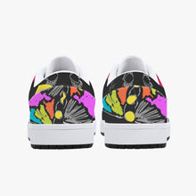 174. Low-Top Leather Sneakers - White/Black